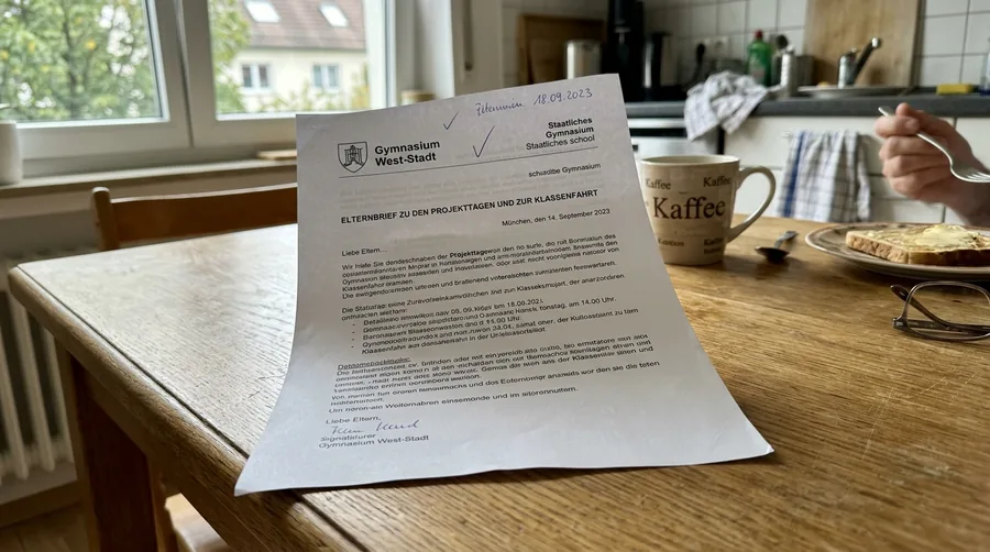 Elternbrief über Blackout-Protokoll